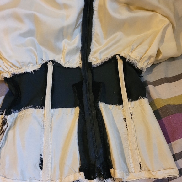 Vintage 1940s Formal Strapless Dress, GUC - Picture 15 of 17